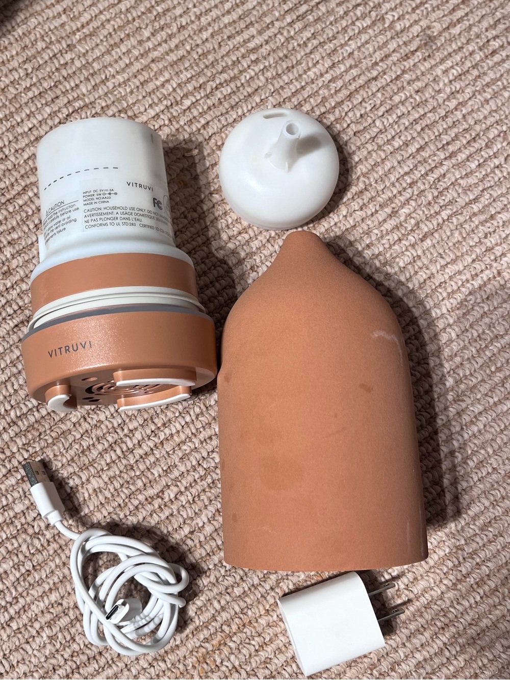 Vitruvi diffuser in terracotta